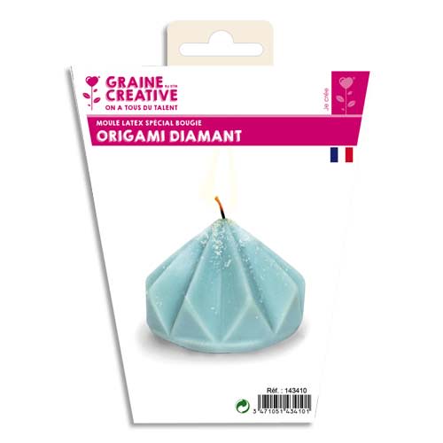 [337525] GCT MOULE LATEX ORIGAMI DIAMANT 143410