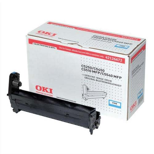 [348750] OKI TAMBOUR CYAN C5250/5450 42126672       999W