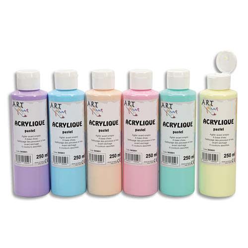 [365891] ARP LOT/6 FLAC 250ML ACRYLIQ PAS 365891       999W