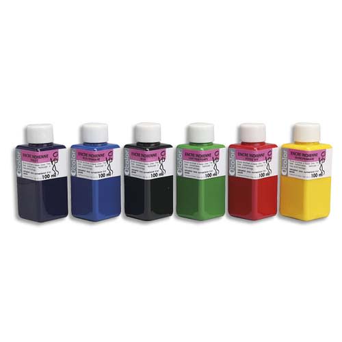 [404234] OCO L/6 100ML ENCRE INDIENNE ASS 1246