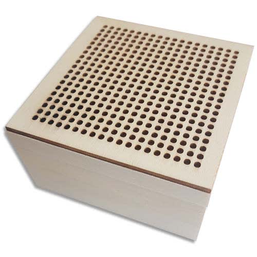 [426185] GCT BTE A BRODER BOIS 90X90X50MM 103017