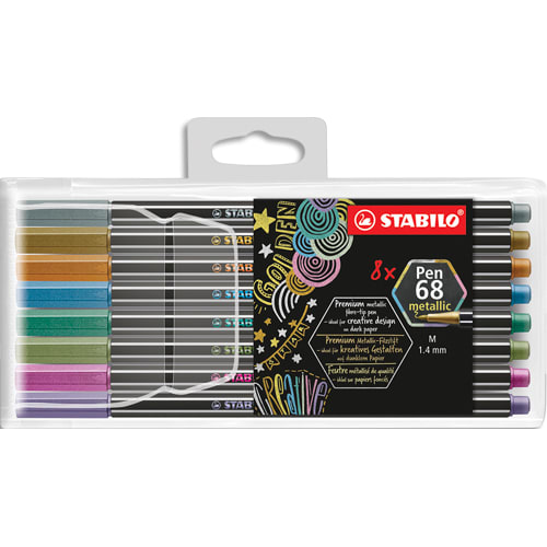 [435921] STA POCH/8 FEUT PEN 68 METAL 6808/8-11       999W
