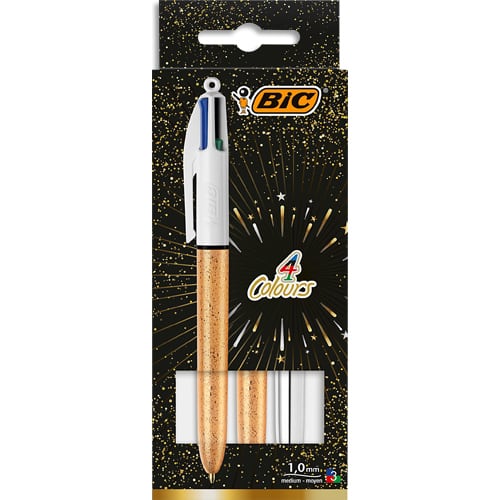 [437701] BIC B/3 BILLE 4 COUL FESTIF+SHINE 992580       273F