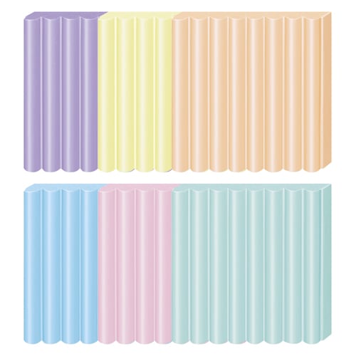 FIMO L/6 PAINS FIMO PASTELS ASS 261865