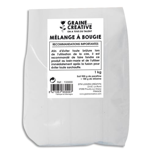[441535] GCT PARAFFINE BOUGIE 1KG BLC 133000