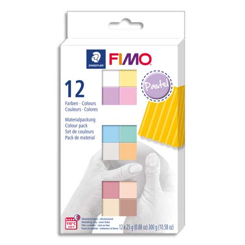 [449600] GCT B/ 12 FIMO SOFT PASTEL 25G 261627