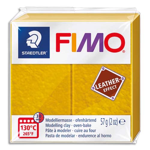 [449613] GCT FIMO EFFECT CUIR 57G OCRE 261879