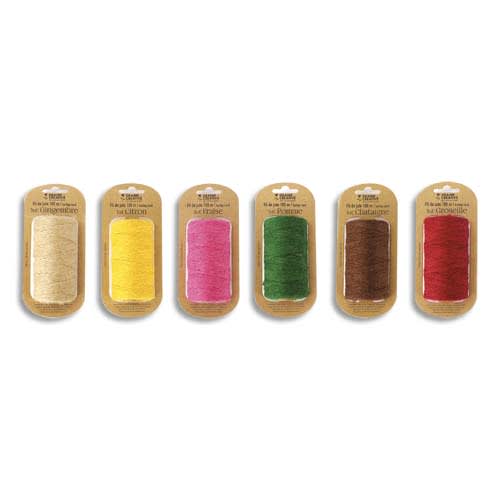 [449636] GCT L/6 BOBIN FIL JUTE 100Mx2MM 200797