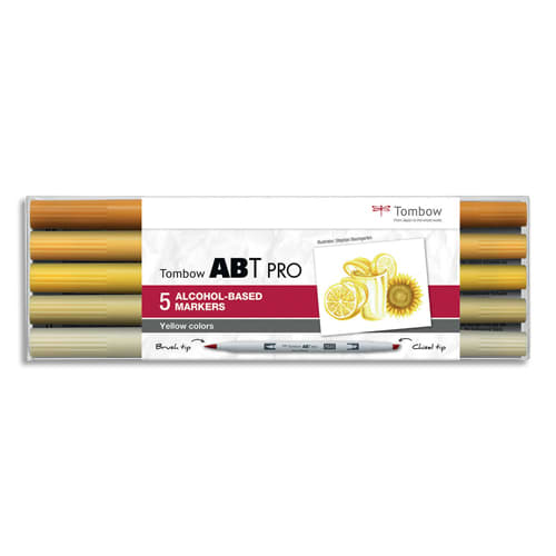 [449675] TBW SET 5 FEUT ABT PRO JAUNE ABTP-5P-8