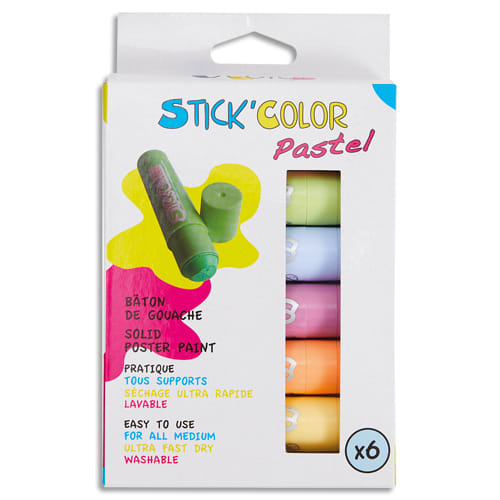 [451725] OCO B/6 GOUACHE STICK COLOR PASTEL 1984       999W