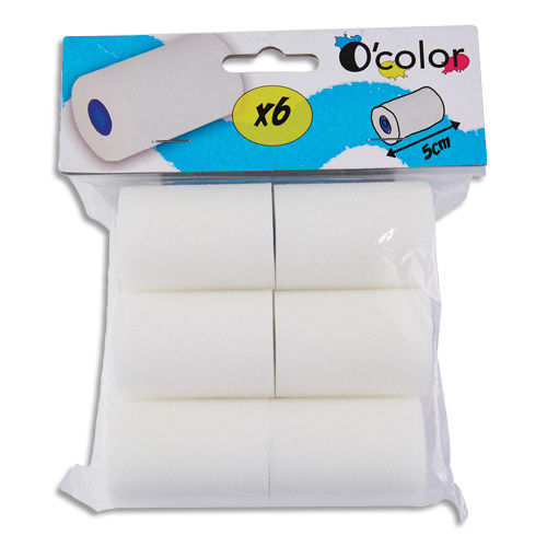 OCO L/6 RECH ROULEAU MOUSS 5CM 1845