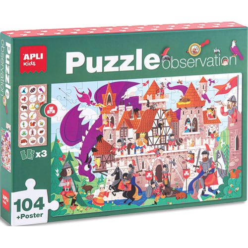 APLI PUZZLE OBSV CHATEAU 104U 17916