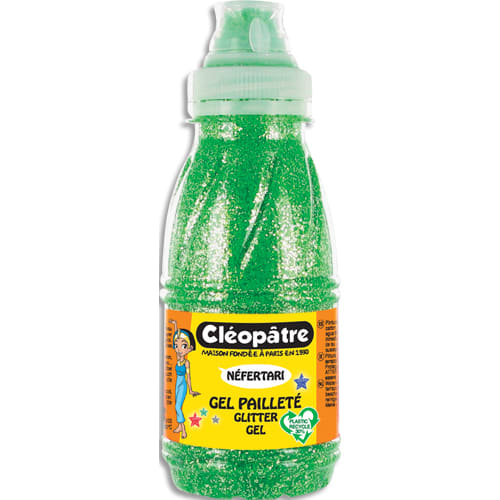 CLE GEL PAILLETE VERT 250ML GP250-16