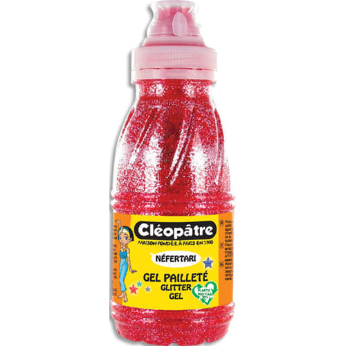 CLE GEL PAILLETE ROUGE 250ML GP250-13C