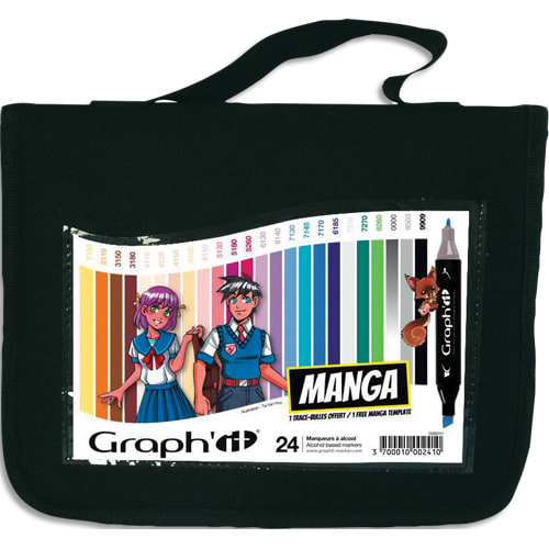 [461506] OZI TROUSSE DE 24 MQR POUR MANGA GI00241       999W