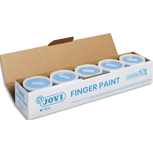 [462292] JOV GOUACHE AU DOIGT 500ML BLEU 56121