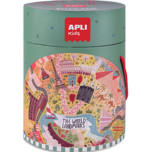 APLI PUZZLE ROND 48 PCE MONUMENTS 19135