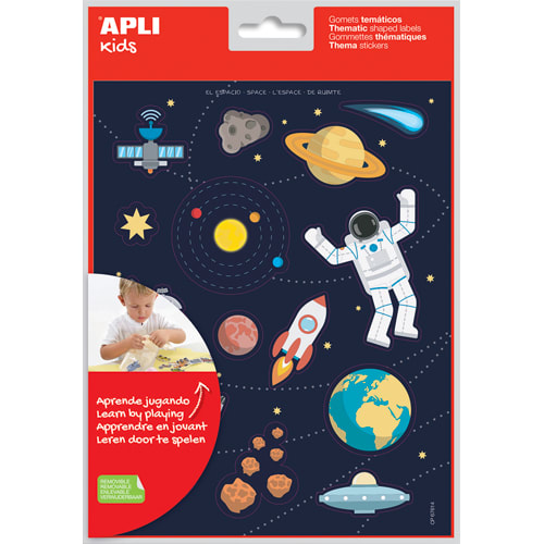 APLI P/12 FEUIL GOMMET DE L'ESPACE 19226