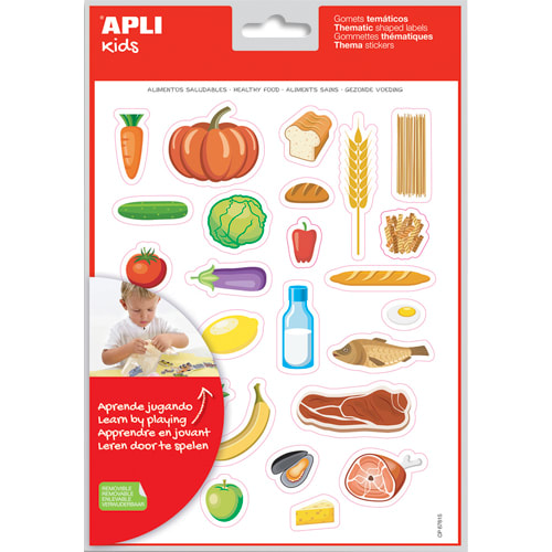 APLI P/12 FEUIL GOMMET ALIMENTS 19228