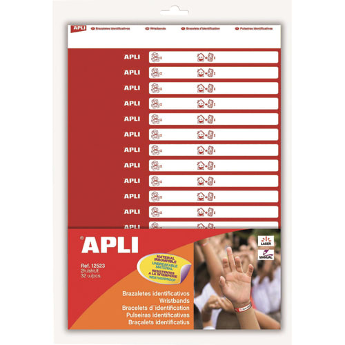 APLI B/2 FEUILLE BRACELET INDENTIF 12523