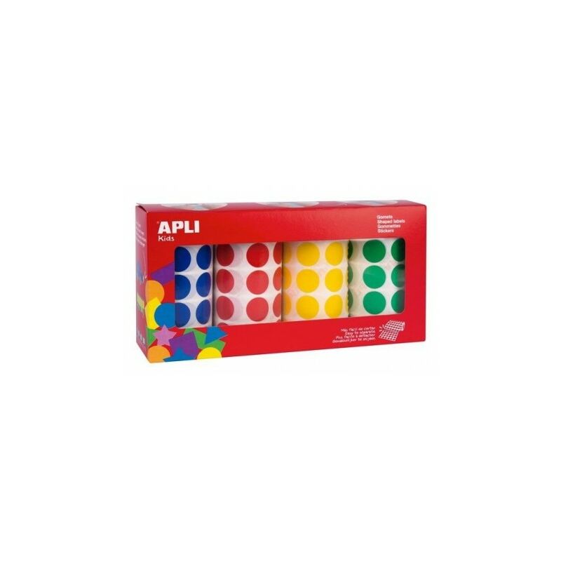 APLI B/4 RLX GOMMET RONDE 20MM ASS 13793       999W