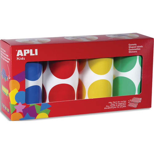 APLI B/4 RLX GOMMET RONDE 45MM ASS 17634       999W