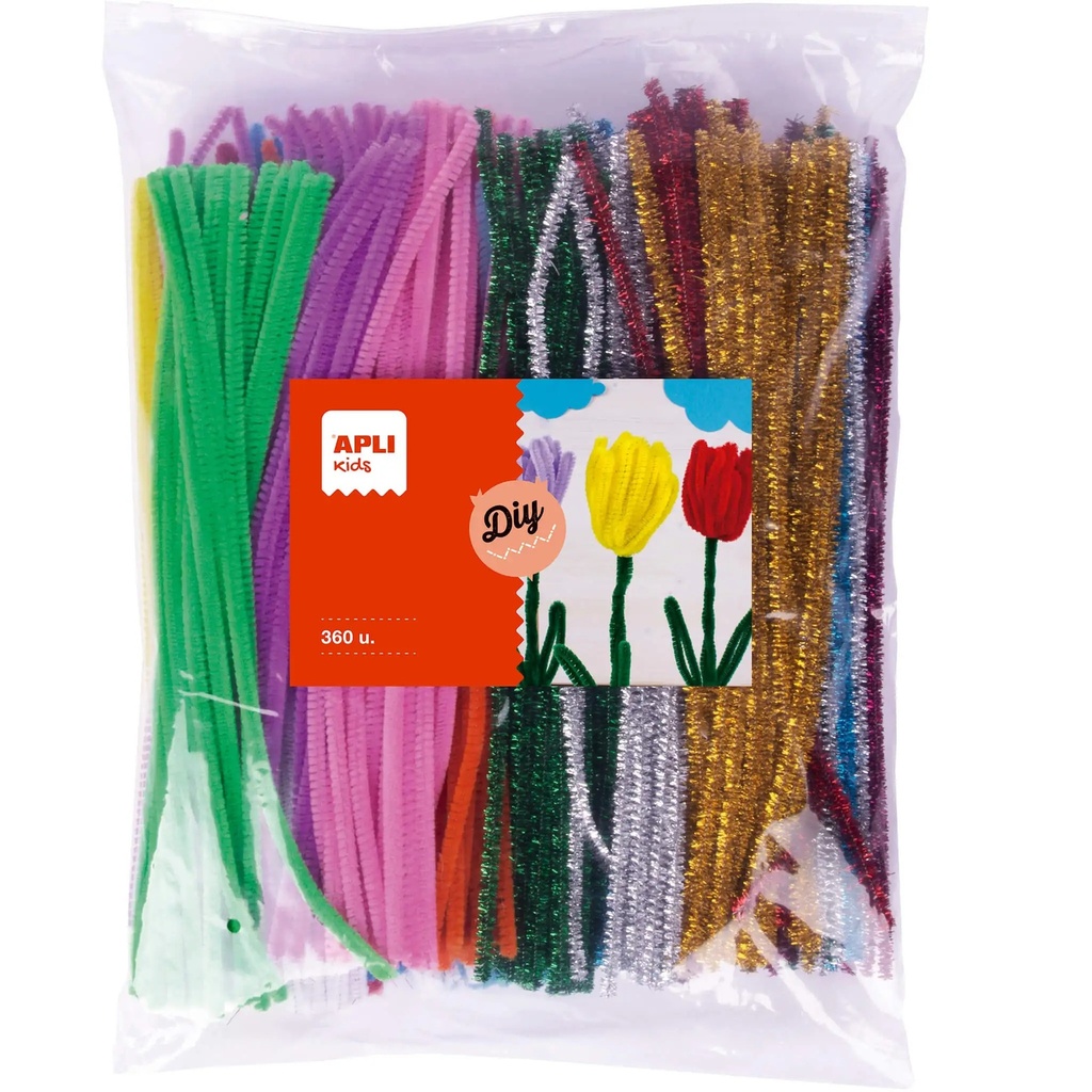 APLI S/360 CHENILLES 30CM COUL ASS 18153       999W