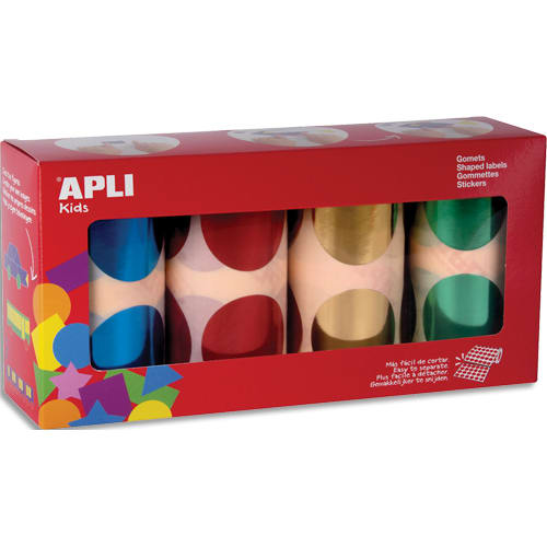 APLI B/4 RLX GOMMET RONDE 45MM ASS 18303