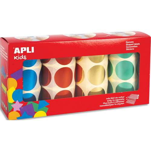 APLI B/4 RLX GOMMET RONDE 33MM ASS 18400