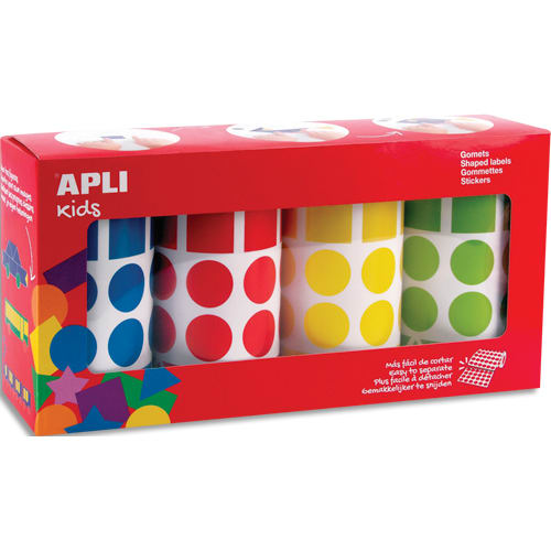 APLI B/4 RLX GOMMET GEOME 20MM ASS 18804