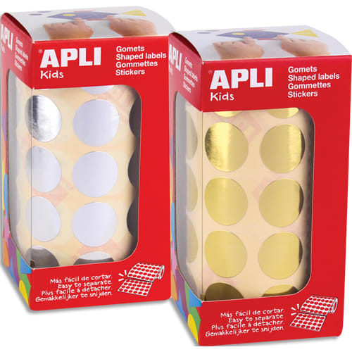 APLI B/2 RLX GOMMET RONDES OR/AGT 101001