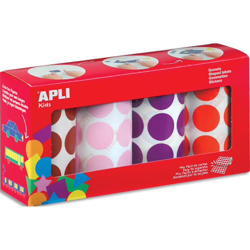 [462460] APLI B/4 RLX GOMMET RDE 33MM ASS 102411