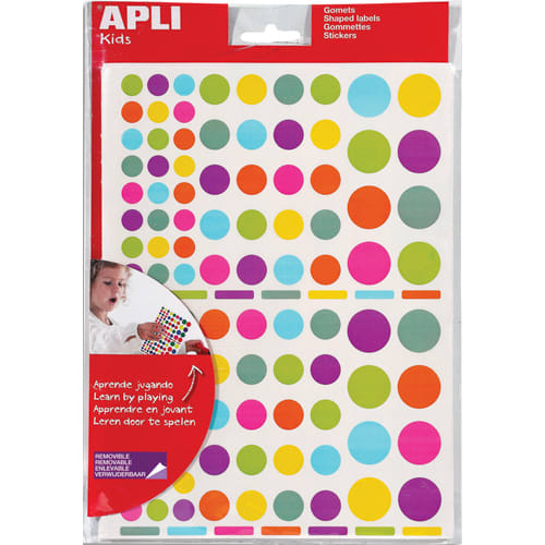 APLI P/20 FEUIL GOMMET FUNNY ASS 102532