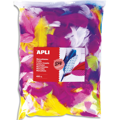 APLI S/400 PLUMES COULEUR ASSORTIE 18156       999W