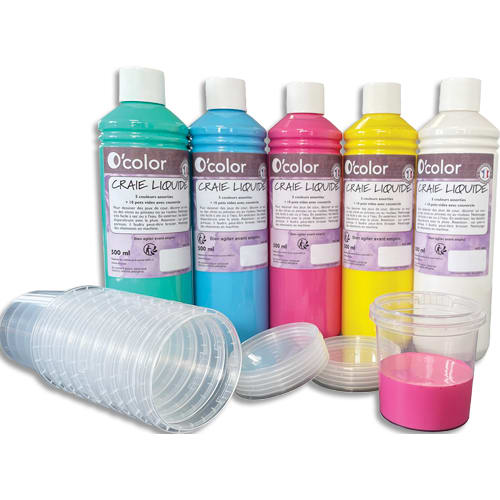 [463392] OCO B/5 FLACONS CRAIE LIQUIDE 500ML 1999       999W
