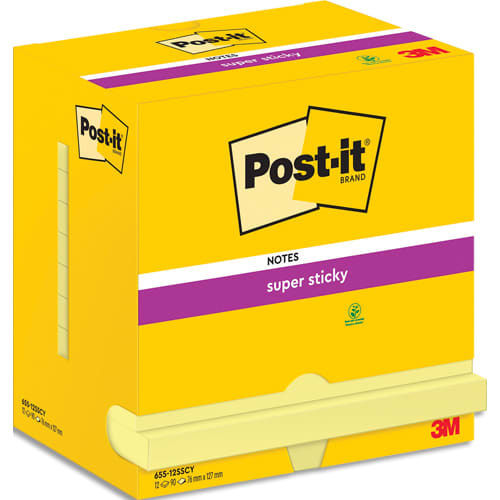 [464607] POS L/12 BLOC STIC90F 7.6X12.7CM J BP829       369B