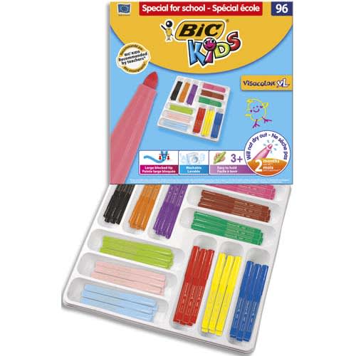 BICK P/96 FEUT XL VISACOLOR ASS 526295       999W