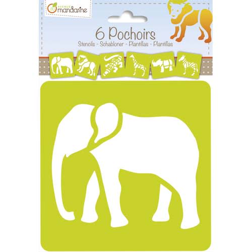 AVM S/6 POCHOIRS ANIMO SAVANE 42442MD