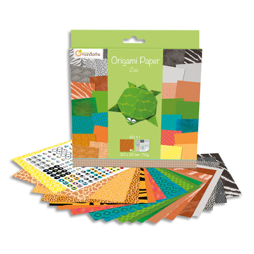 [688308] MDR P/60F ORIGAMI 20X20CM ZOO 52504MD       999W