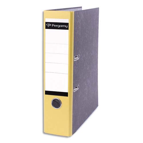 [900785] PRG CLAS LEV CTN DOS 8CM MARBRE/JAUNE