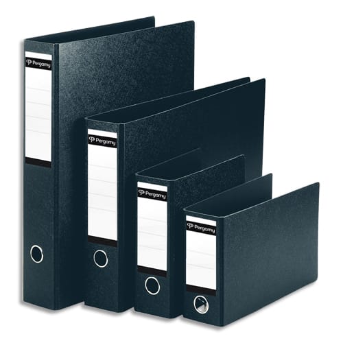 [900902] PRG CLASSEUR LEV A5 PORTRAIT DOS8CM NOIR