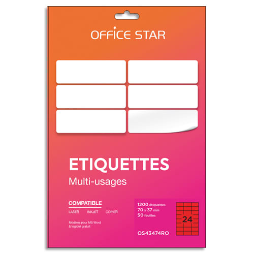 [468163] OER B/1200 ÉTIQ ADH 70X37 RGE OS43474RO  0210B