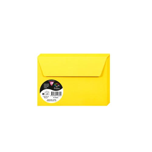 CLF S/20 ENVLPES 11.4X16.2 JAUNE 5566C