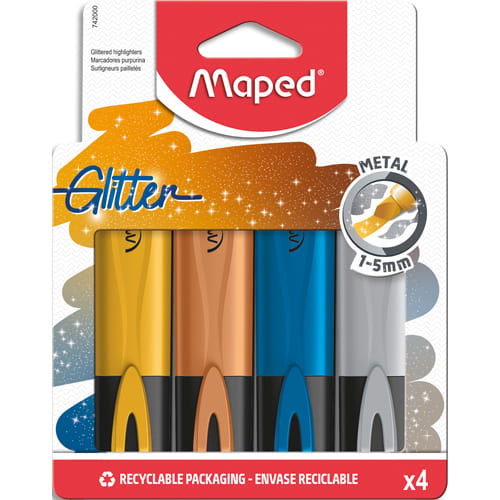 MAE PC/4 SURL FLUOPEP GLITTER MET 742000       296E