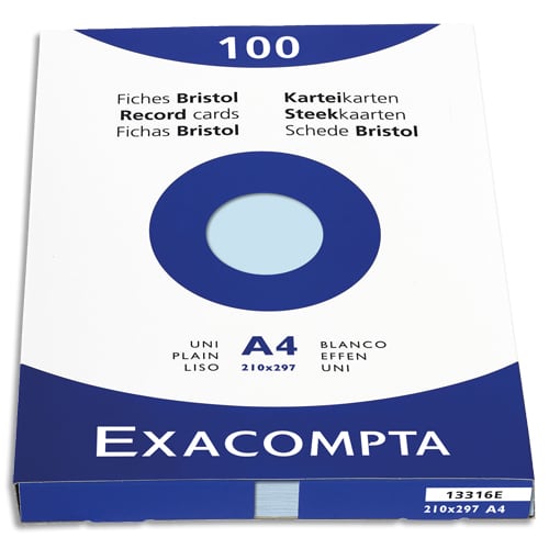[465117] EXA E/100 BRIST NP A4 UNI BLEU C 13316E       400A