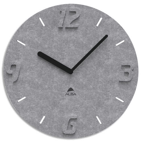 [465237] ALB HORLOGE D30 CM PET GRIS HORPET G