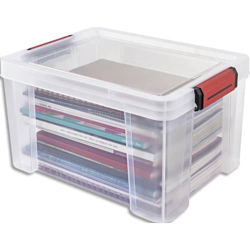 SUND BAC CLIP N STORE TRANSP 17L 4500001       528C
