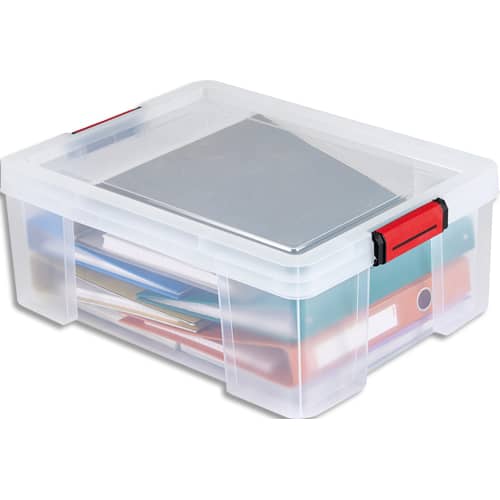 [465266] SUND BAC CLIP N STORE TRANSP 27L 400001       528C