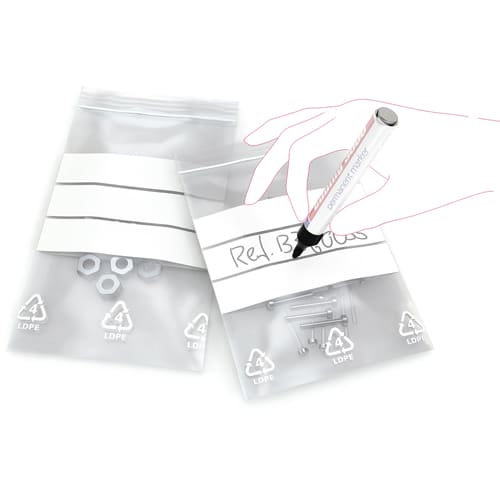 [466316] EMB B/1000 SACH ZIP 12X18CM 400715       153D