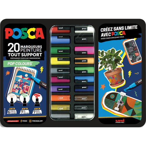 POSC MALETTE POP COLOURS METAL/20 015       313B